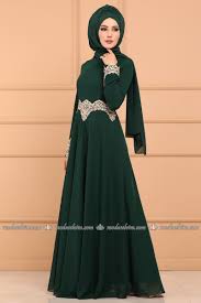Gupuru Incili Sifon Abiye Msw8653 Zumrut Elbise Modelleri Elbise Giyim