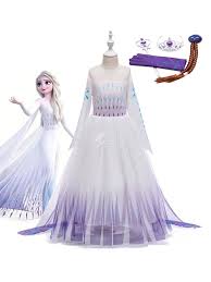 The legging is options.frozen2 elsa underdress costume with full rhinestone version. Frozen 2 Elsa Dress Cosplay Costume For Kids With Cosplay Props Cosplayshow Com
