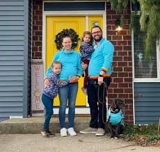 Check out this drip fam! Got the adult and dog sweaters from a couple years  ago and the kids sweaters from this week!