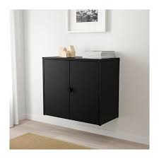 Bror Cabinet With 2 Doors Black Ikea Ikea Furniture Cabinet