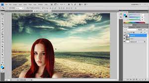 Adobe Photoshop Tutorial How To Crop Cut Out A Person And Put Onto Another Background Youtube