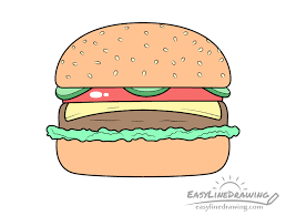 Maybe you would like to learn more about one of these? How To Draw A Burger Step By Step Easylinedrawing