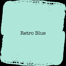 vintage paint retro blue