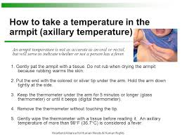Measuring A Persons Temperature How To Take The Temperature