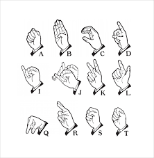 Sample Sign Language Alphabet Chart 9 Documents In Pdf Word