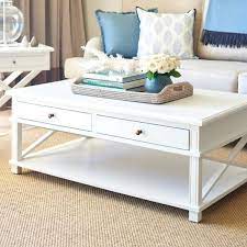 Hampton bay fws80486 beacon park wicker outdoor coffee table with slat top. White Hamptons Coffee Table