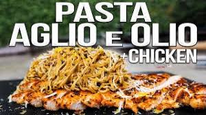 1/4 teaspoon ground black pepper. Pasta Aglio E Olio With Blackened Chicken Sam The Cooking Guy 4k Youtube