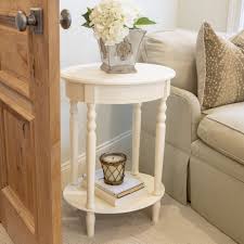 Simplify Oval Accent Table With Lower Shelf Walmart Com In 2020 Side Table Decor Living Room End Tables End Tables