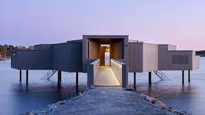 Karl beane joined the maintenance team at bath housing in may 2009. White Arkitekter S Pared Back Bathhouse Reinterprets Sweden S Traditional Gingerbread Architecture