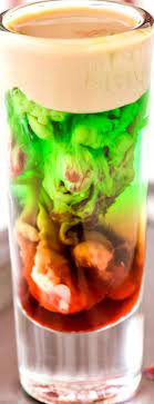 Zombie Brain Shot Totally Creepy And Absolutely Cool The Ultimate Halloween Drink Zombie Brain Shot Halloween Drinks Alcohol Halloween Cocktails