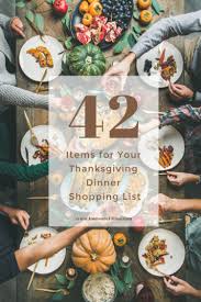 Other thanksgiving customs include charitable organizations offering thanksgiving dinner for the poor, attending religious services, watching parades, and viewing football games. 42 Items For Your Thanksgiving Dinner Shopping List Toot Sweet 4 Two