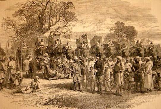 Bombay Photo Images[ Mumbai]: An Indian Railway Station"*, 1854
