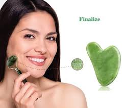 Finalize Facial Massager Jade Roller And Gua Sha Stone Ice