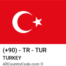 Turkey 90 Tr Country Code Tur All Country Code