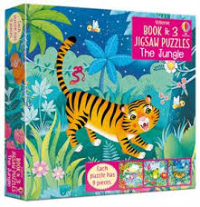 Puzzles are a fun way to pass the time whether on a rainy day or as a family project. Usborne Books More Jungle The Book 3 Jigsaw Puzzles 3 X 9pcs
