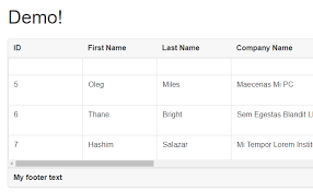 scrolling table component for vue js vue script