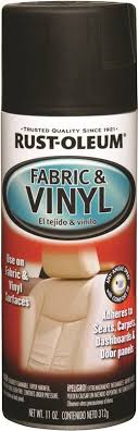 Rust Oleum Automotive 248919 Fabric And Vinyl Spray Paint Black 11 Oz Aerosol Can Vorg9890195 248919
