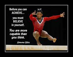 The decorated gymnast, in the latest episode of the facebook. Simone Biles Inspirational Gymnastics Quote Poster 1 Champion Gymnast Wall Art Gift You Are More Capable Than You Think Sold By Arleyart On Storenvy