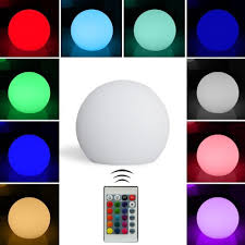 Sunnydaze decor 200 count led solar powered string lights. Shopere Led Solar Light Ball Cordless Night Mood Lights Remote Control Rechargeable Pool Light Rgb Color Changing Floating Orb 12 1 Buy Online In Antigua And Barbuda At Antigua Desertcart Com Productid 52596895
