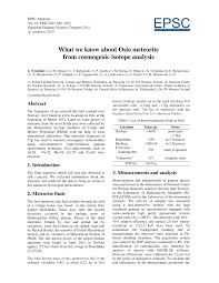 Dawn and dusk (twilight) times and sun and moon position. Pdf What We Know About Oslo Meteorite From Cosmogenic Isotope Analysis