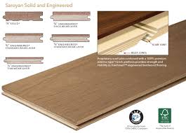 Engineered wood flooring is a durable alternative to solid hardwood flooring, featuring a real wood surface layer and an engineered core. Flooring Saroyan Hardwoods