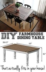 15 Easy Diy Tables You Can Build Yourself Homelovr Farmhouse Dining Table Diy Furniture Plans Diy Farmhouse Table