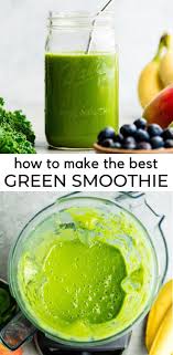 How To Make The Best Green Smoothie Recipe A Simple Green Smoothie For Beginners Tha Green Smoothie Recipes Healthy Easy Green Smoothie Green Smoothie Recipes