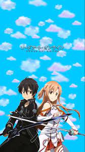 Asuna X Kirito Swords Art Online Wallpaper Aesthetic Gambar Anime Seni Anime Gambar