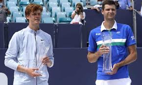 Atp singles ranking (03 may 2021) 18. Hubert Hurkacz Sees Off Jannik Sinner To Win Masters Final In Miami Tennis The Guardian