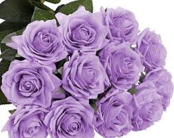 Get deals with coupon and discount code! Purple Silk Roses Etsy