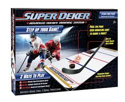 Superdeker Is An Advanced Hockey Training System For Players Of All Ages And Skills As The Lights Come On Stick Handl Hockey Training Hockey Hockey Equipment