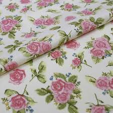 Stoffe meterware bieten eine welt voller farben. Stoffe Materialien Stoff Meterware Blumen Rosen Pink Baumwolle Blumenstoff Dekostoff Bettwasche Calacsentreelles Com