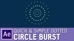 Its impressive set of tools and functionalities has made it the preferred choice of filmmakers, video. Quick Simple After Effects Dotted Circle Burst With Elipse And Dash Options Youtube