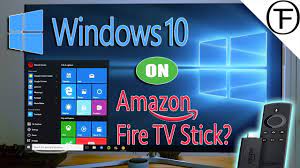 It will start looking for incoming mirroring requests and displays the name to pair your computer with the airscreen, press the notifications button on the bottom right > connect > find other types of devices. Windows 10 On The Amazon Firestick Tv Youtube