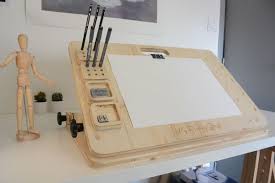 My Drawing Board On Behance Wooden Workshops Drawing Desk Drawing Table