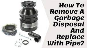 Please make sure to remove the leftover vinegar ice cubes from your fridge. How To Remove A Garbage Disposal And Replace With Pipe Step By Step
