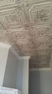 Elizabethan Shield Faux Tin Ceiling Tile 24 In X 24 In Dct 04 Faux Tin Ceiling Faux Tin Ceiling Tiles Tin Ceiling Tiles