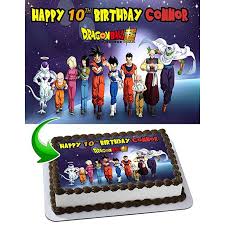 Vegeta from universe 6 comes from a universe terrorized by bojack and his henchmen. Dragon Ball Super Universe 6 Goku Vegeta Gohan Edible Image Cake Topper Personalized Icing Sugar Paper A4 Sheet Edible Frosting Photo Cake 1 4 Edible Image For Cake Walmart Com Walmart Com