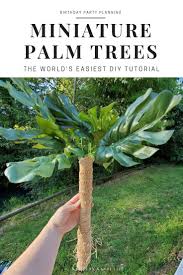 Add some whimsy to your home with this diy tree stump stool cardboard tube furniture tubex treeguard for shrubs. How To Make A Palm Tree Decoration Diy A Cotton Kandi Life Diy Tree Decor Palm Tree Decorations Tree Decorations