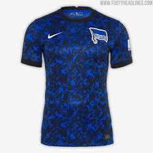 Buy the official hertha berlin shirt at uksoccershop with fast worldwide delivery and personalised shirt printing options. Hertha Berlin 20 21 Home Away Kits Released No Main Sponsor Officially Since Yesterday Footy Headlines