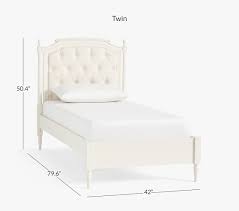 Upholstered beds, frames and headboards. Blythe Without Footboard Kids Bed Pottery Barn Kids
