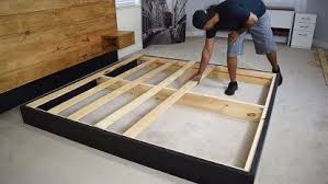 Diy Platform Bed With Floating Night Stands Muebles