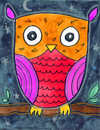 The disney animated series the owl house features a number of characters created by dana terrace. How To Draw An Easy Owl Art Projects For Kids