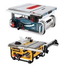 Compact Table Saw Showdown Bosch Vs Dewalt Want The Bosch Best Table Saw Table Saw Table Saws