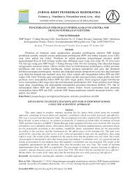 Check spelling or type a new query. Pdf Pengembangan Perangkat Pembelajaran Statistika Smp Dengan Pendekatan Saintifik