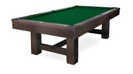 Kay Woods - "Rustic" - Brown Pool Table - 8 ft • Billiards ...