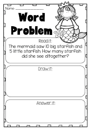 Word Problem Printable Worksheet For First Grade Addition And Subtraction Addition Words Math Word Problems First Grade Words