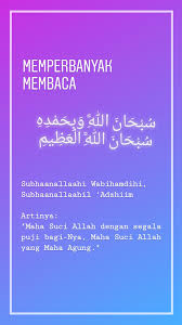 Insya allah rejeki melimpah, jangan lupa like, share, dan s. Learning English With Ririn Arnita Pa Twitter Bacaan Dzikir Pembuka Pintu Rezeki Hai Orang Orang Beriman Berdzikirlah Dengan Menyebut Nama Allah Dengan Dzikir Yang Sebanyak Banyaknya Dan Bertasbilah Kepada Nya Di Waktu Pagi Dan Petang