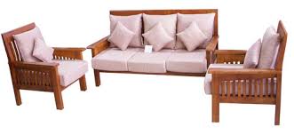 4 pieces acacia wood sofa set with cushions for outdoor patio. Teak Wood Modern Wooden Sofa Set Designs Images Novocom Top