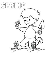 Lets coloring spring coloring sheets for toddlers free and. Spring Coloring Pages Playing Learning